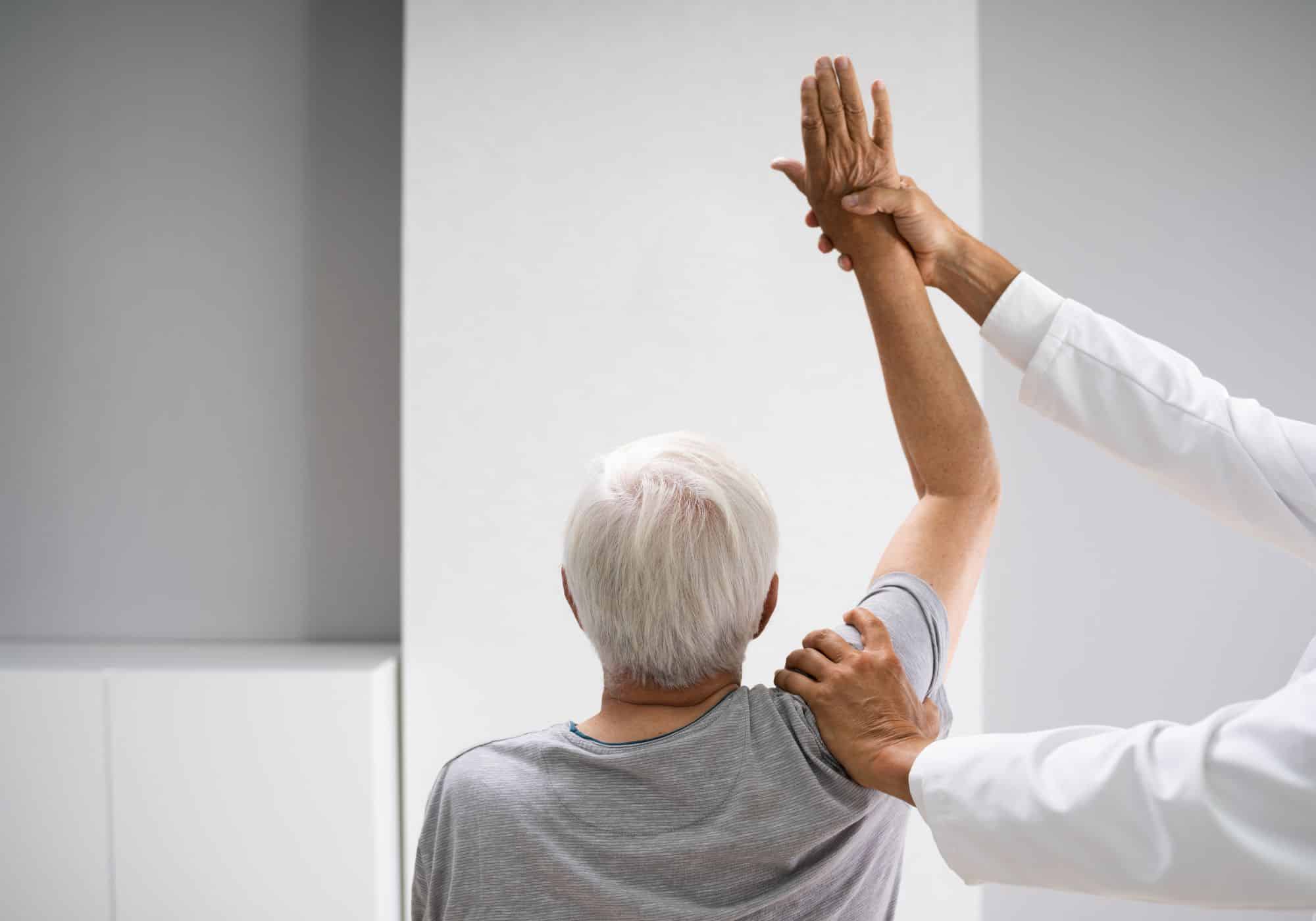 a doctor giving a patient a high five
